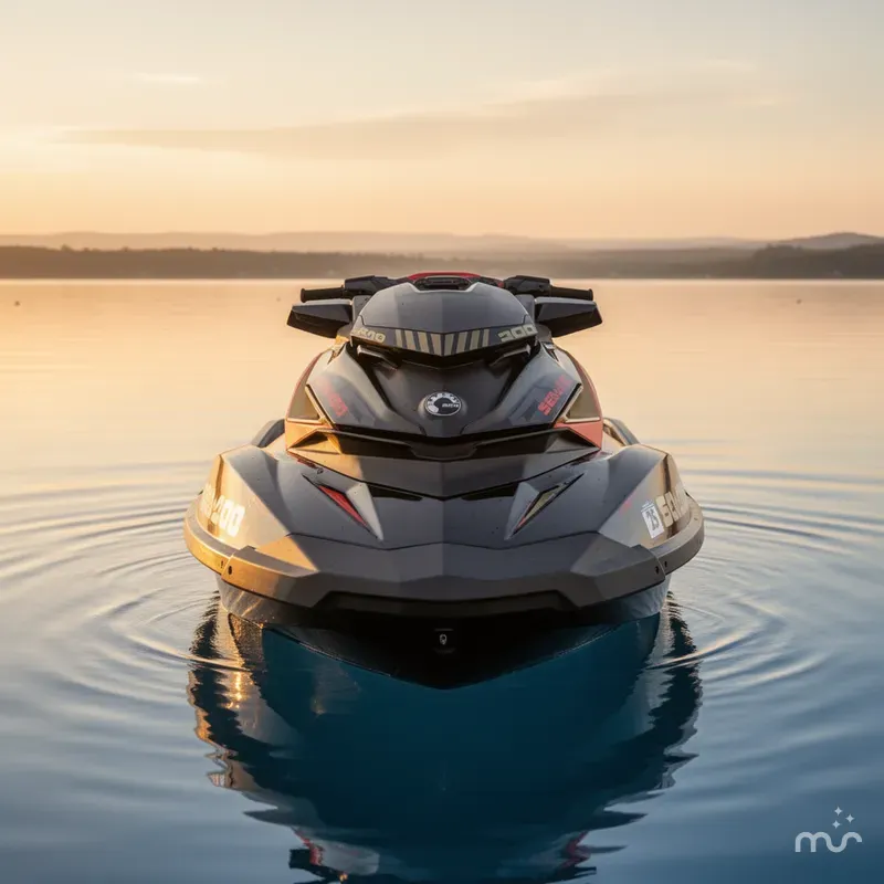 Slide: The Image of Sea-Doo RXP-X 300 Black And Lava Red 2019 - 1