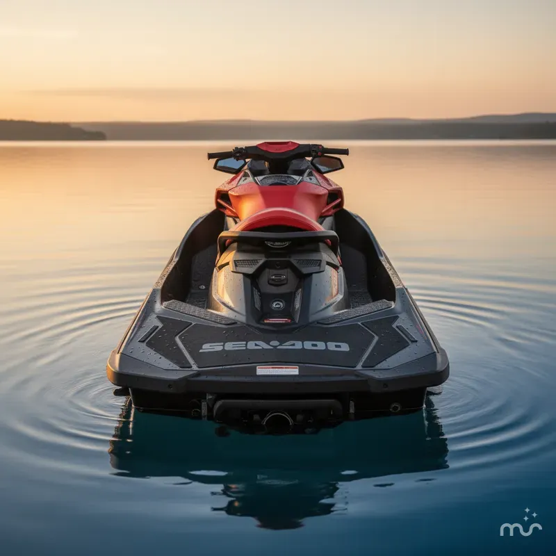 Slide: The Image of Sea-Doo RXP-X 300 Black And Lava Red 2019 - 3