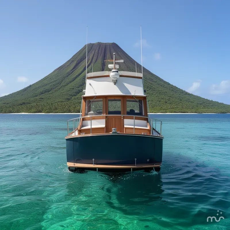Slide: The Image of Goudy & Stevens Flybridge Cruiser 1959 - 3