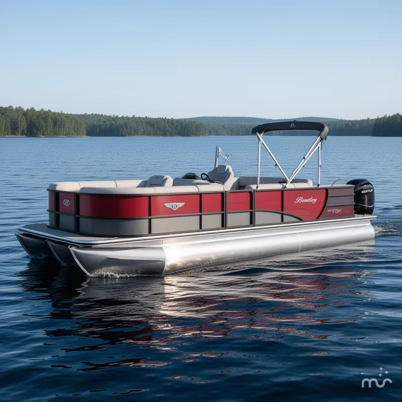 Slide: The Image of Bentley Pontoons 220 4-Point Fish 2023 - 0