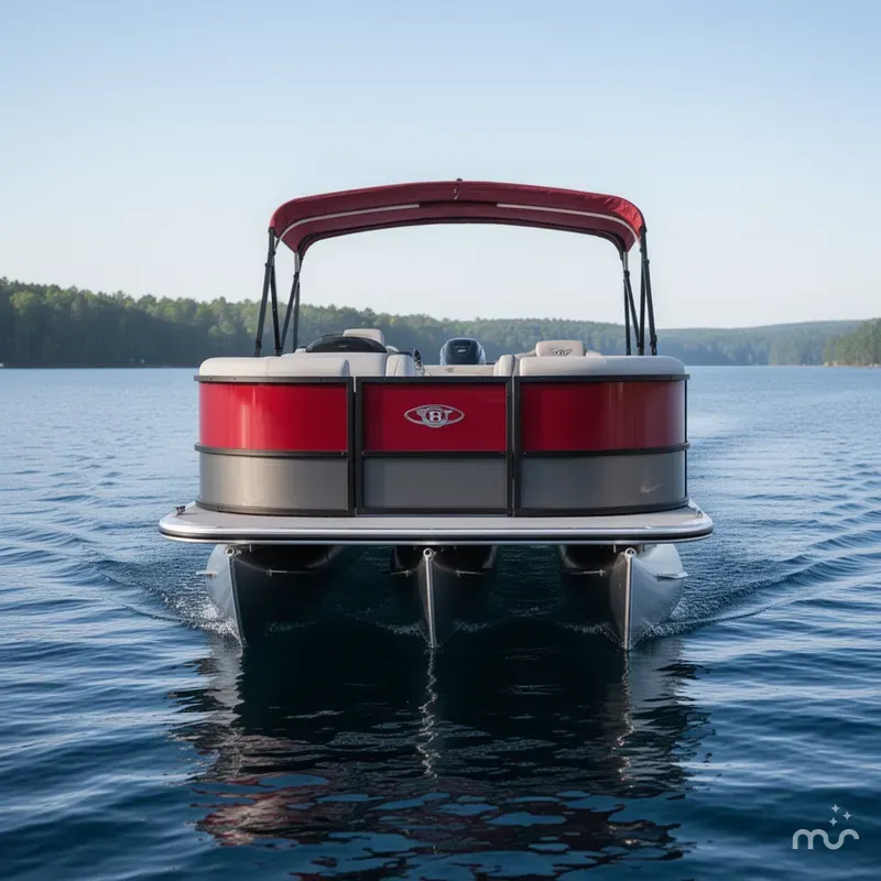 Slide: The Image of Bentley Pontoons 220 4-Point Fish 2023 - 2