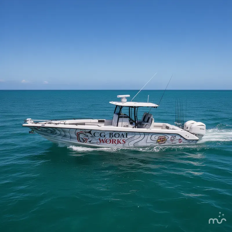 Slide: The Image of CG Boat Works 35 M-Series 2022 - 1