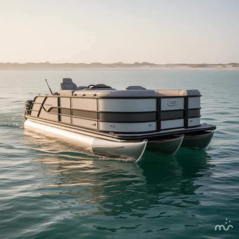 Slide: The Image of Bentley Pontoons Legacy 223 Swingback 2026 - 1