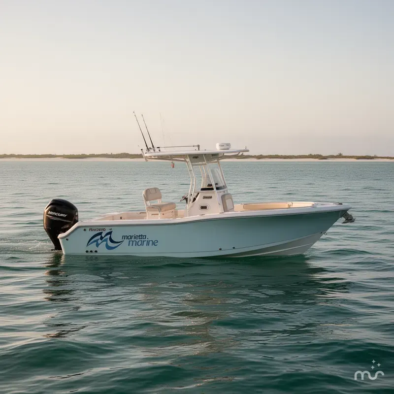 Slide: The Image of Misty Harbor Biscayne Bay 2085CU w/Mercury 115HP - 4 Stroke Engine 2017 - 1