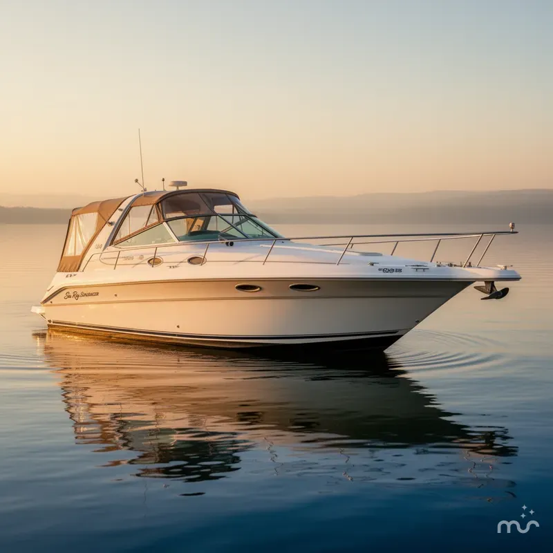 Slide: The Image of Sea Ray Sundancer 330 1996 - 0