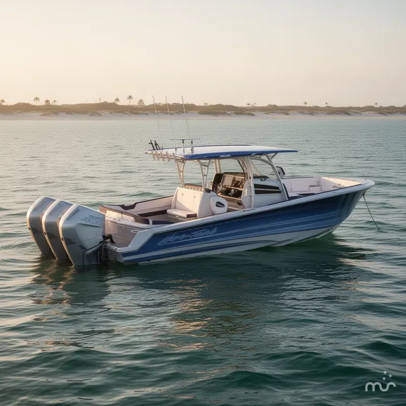 Slide: The Image of Nor-Tech 340 Sport Center Console 2026 - 2