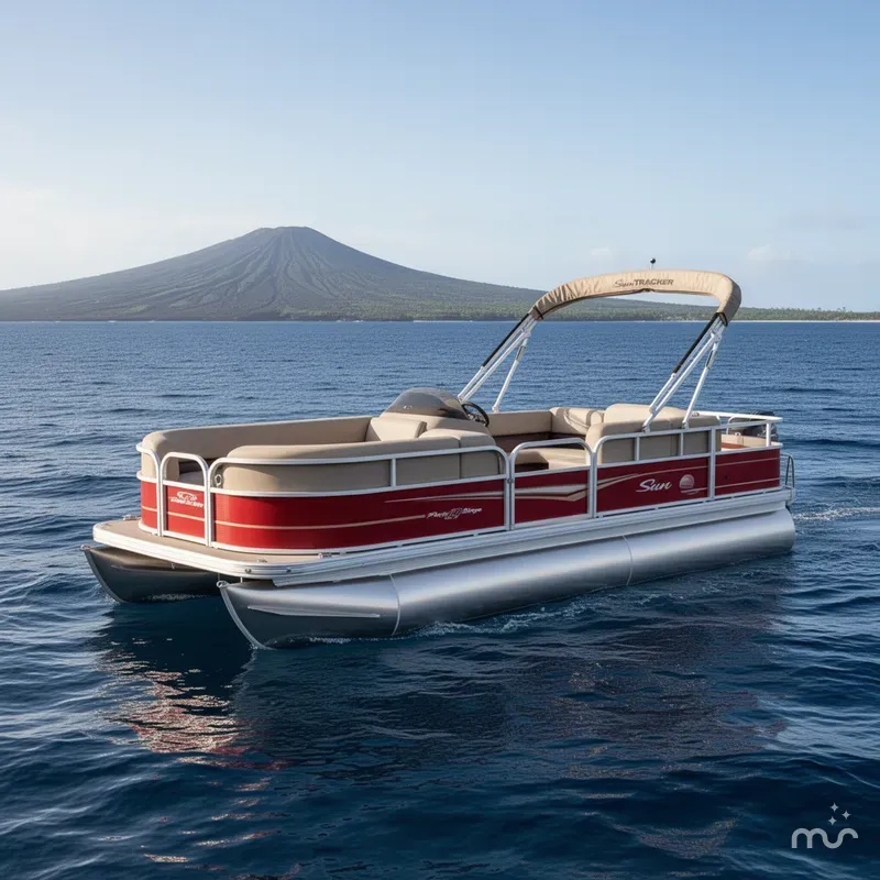 The Image of Sun Tracker Party Barge 18 DLX 2025 - 0