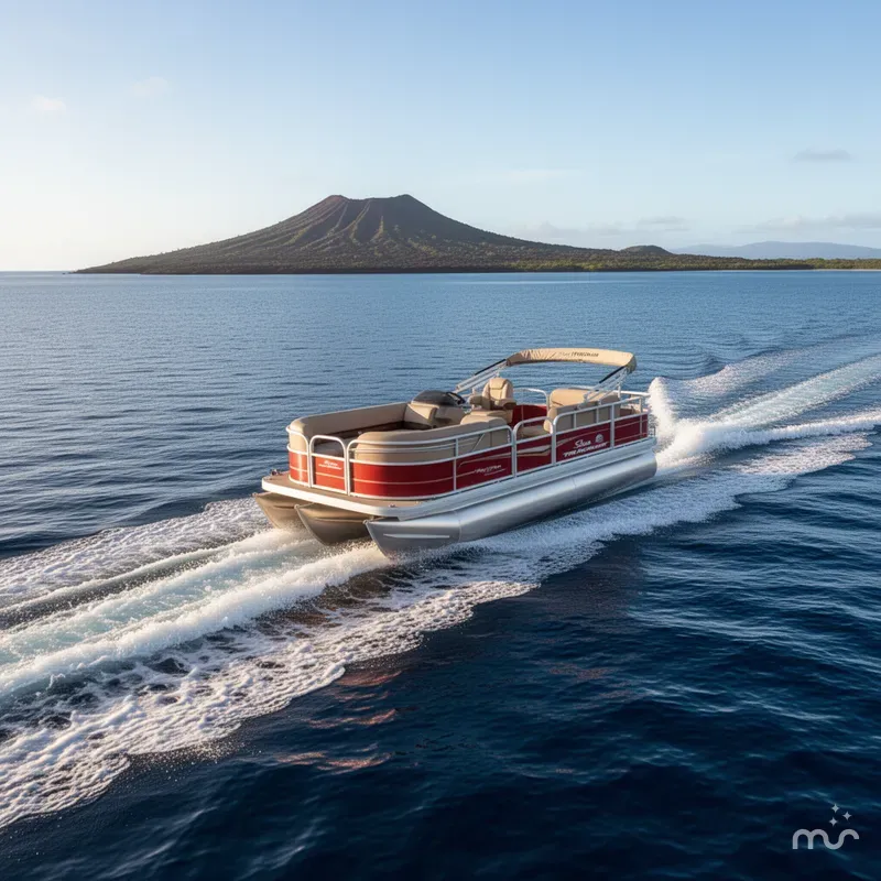 Slide: The Image of Sun Tracker Party Barge 18 DLX 2025 - 4