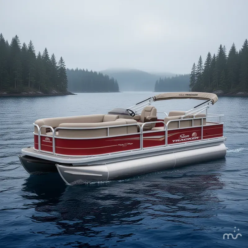 The Image of Sun Tracker Party Barge 18 DLX 2025 - 0