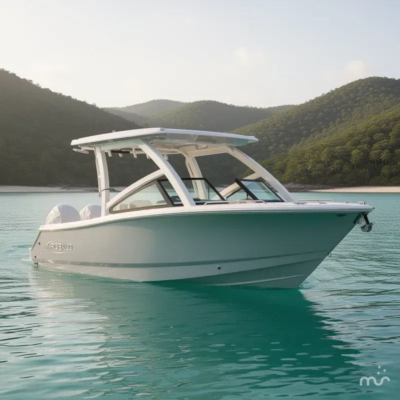 Slide: The Image of Robalo R257 Dual Console 2025 - 2