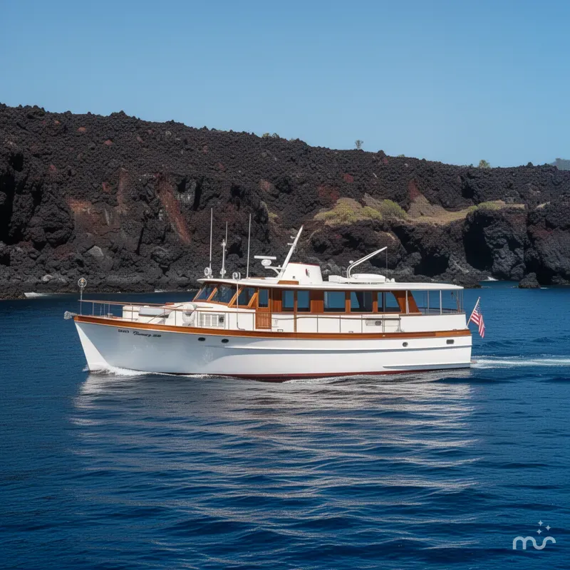 The Image of Trumpy Houseboat 1970 - 0