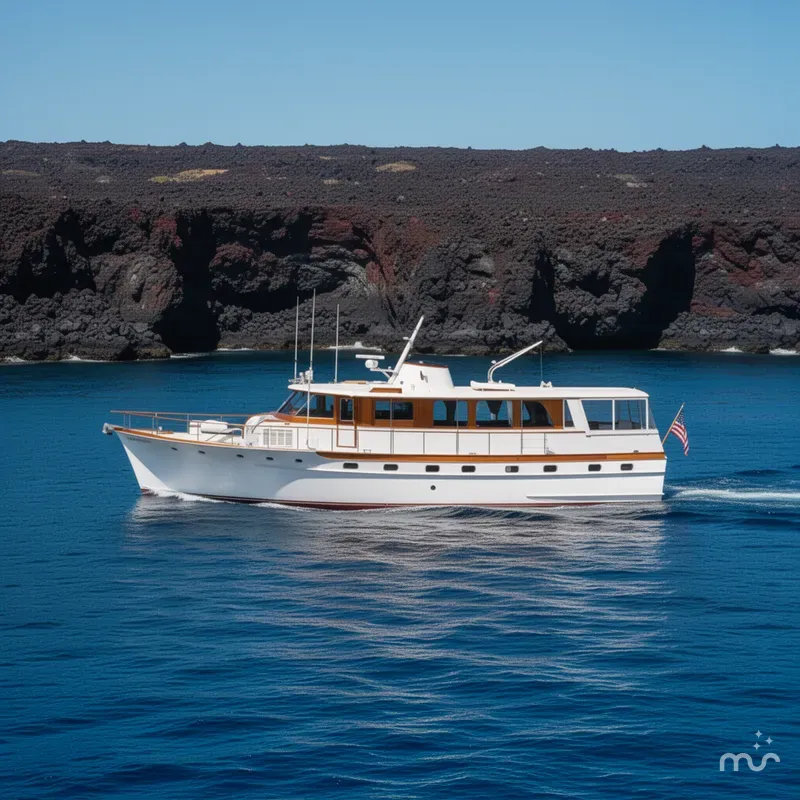 Slide: The Image of Trumpy Houseboat 1970 - 2