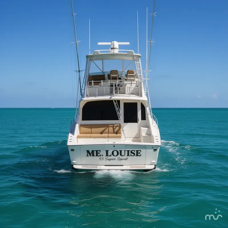 Slide: The Image of Ocean Yachts 53 Super Sport 1991 - 3