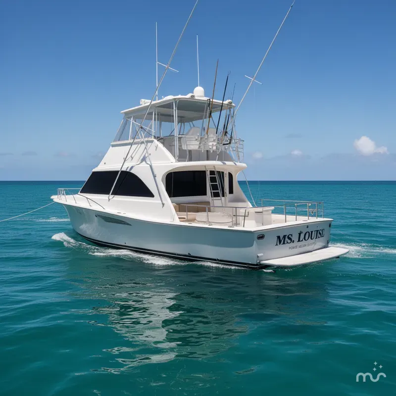 Slide: The Image of Ocean Yachts 53 Super Sport 1991 - 4