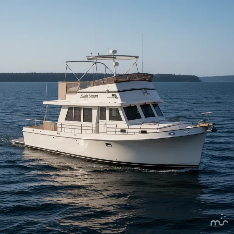 Slide: The Image of Mainship 390 Trawler 2000 - 2