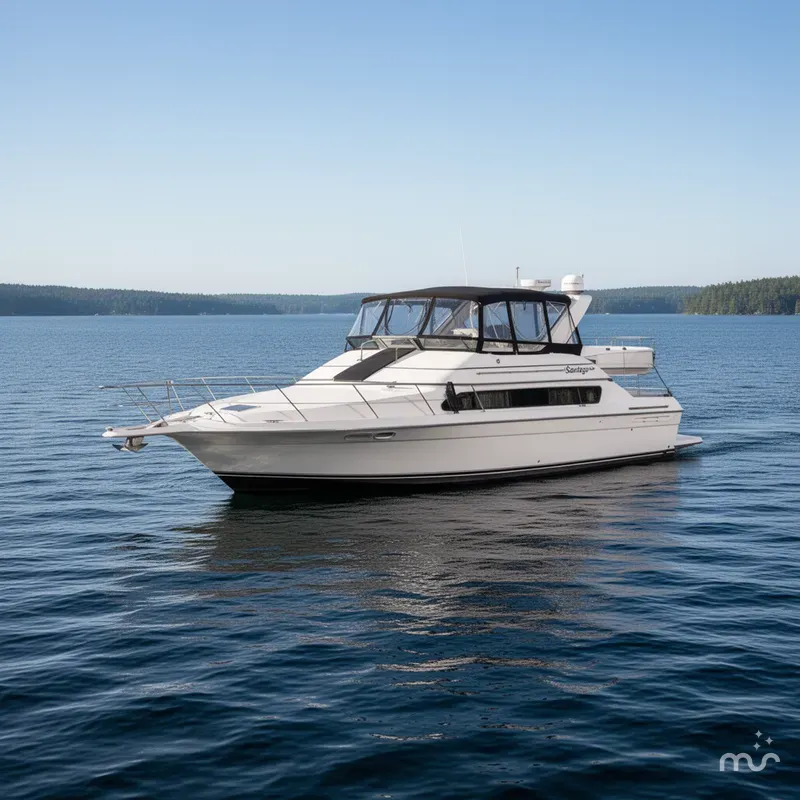 Slide: The Image of Carver Yachts 380 Santego 1998 - 1