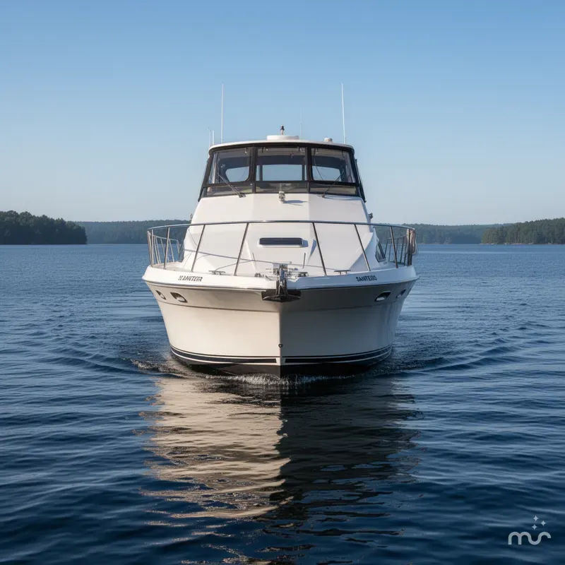 Slide: The Image of Carver Yachts 380 Santego 1998 - 2