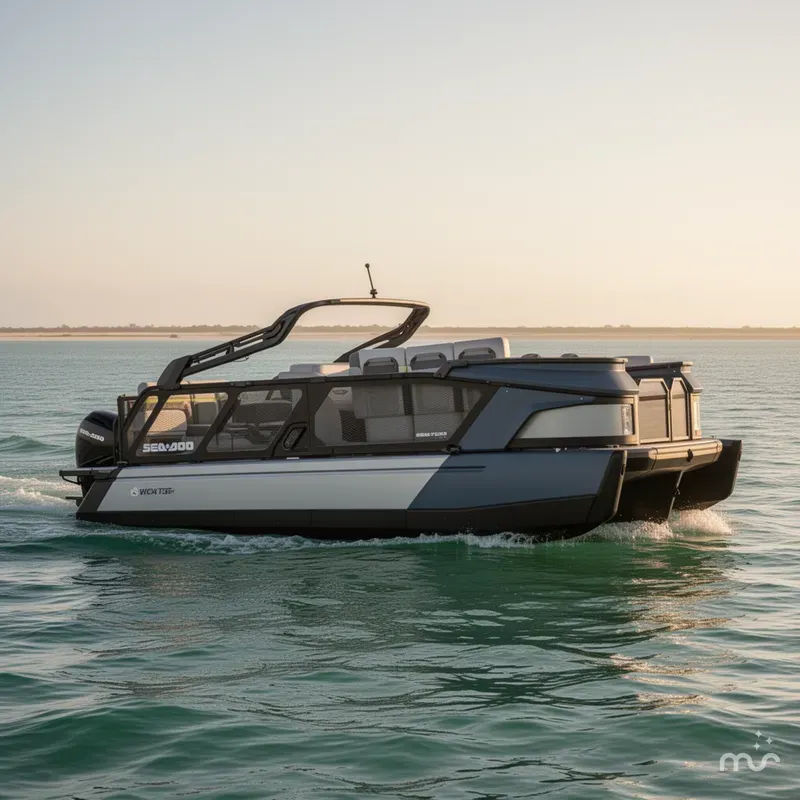 Slide: The Image of Sea-Doo Switch™ Cruise Limited 21 - 230 Hp Galvanized 2025 - 0