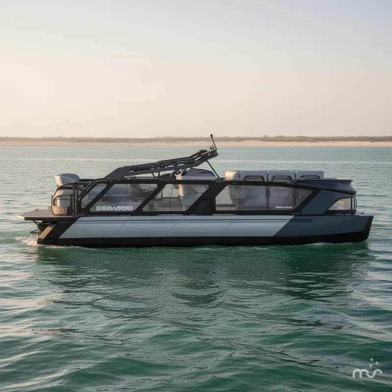 Slide: The Image of Sea-Doo Switch™ Cruise Limited 21 - 230 Hp Galvanized 2025 - 1