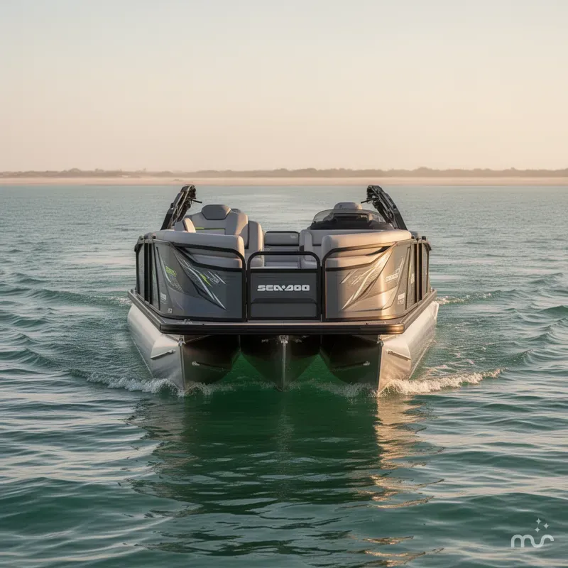 Slide: The Image of Sea-Doo Switch™ Cruise Limited 21 - 230 Hp Galvanized 2025 - 3