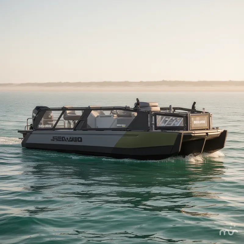 Slide: The Image of Sea-Doo Switch™ Fish 21 - 230 Hp Galvanized 2025 - 0