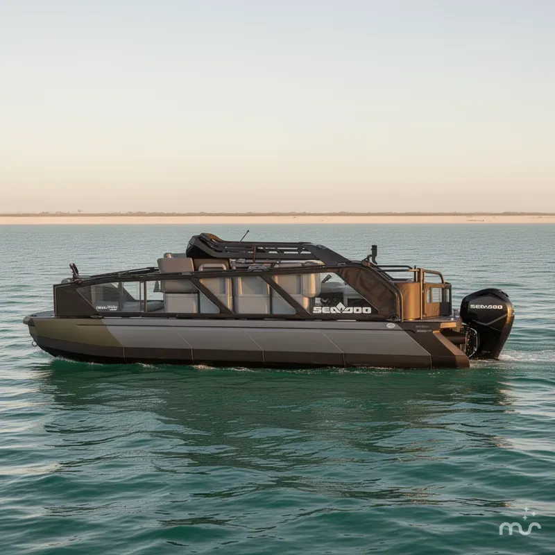 Slide: The Image of Sea-Doo Switch™ Fish 21 - 230 Hp Galvanized 2025 - 1