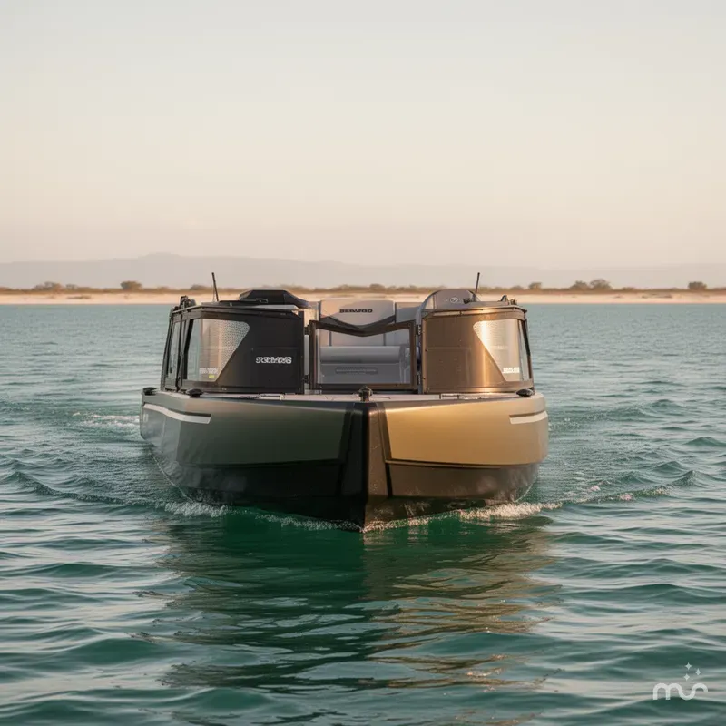 Slide: The Image of Sea-Doo Switch™ Fish 21 - 230 Hp Galvanized 2025 - 2