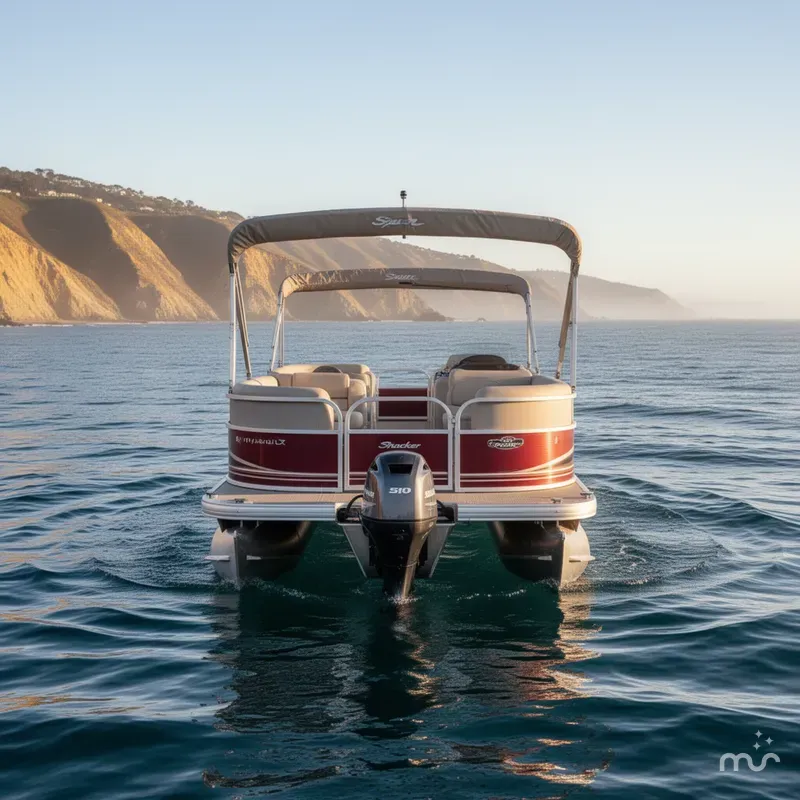 Slide: The Image of Sun Tracker Party Barge 18 DLX 2014 - 2