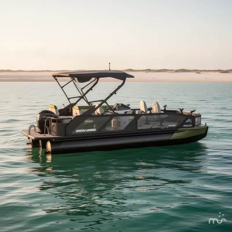 Slide: The Image of Sea-Doo Switch™ Fish 21 - 230 Hp Galvanized 2025 - 2