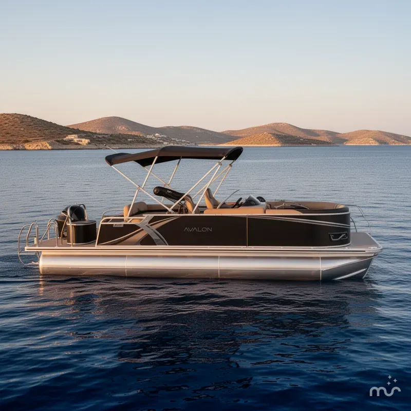 Slide: The Image of Avalon LSZ Cruise Rear Bench 21 FT 2025 - 2