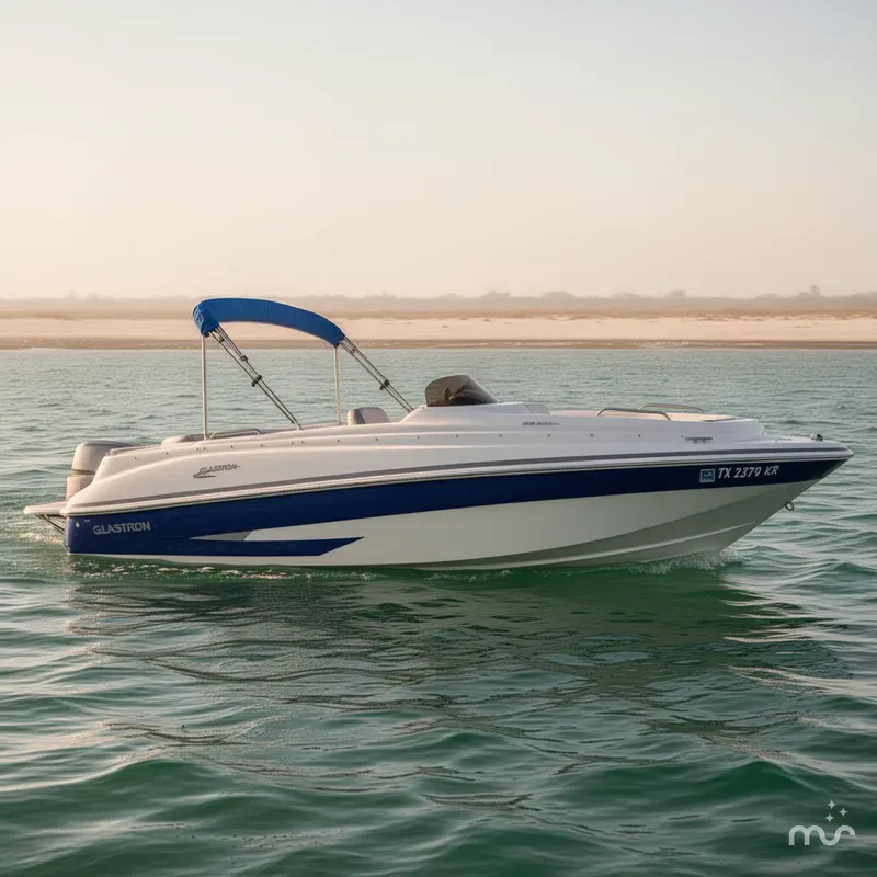 Slide: The Image of Glastron DS 215 Deck Boat 2009 - 0