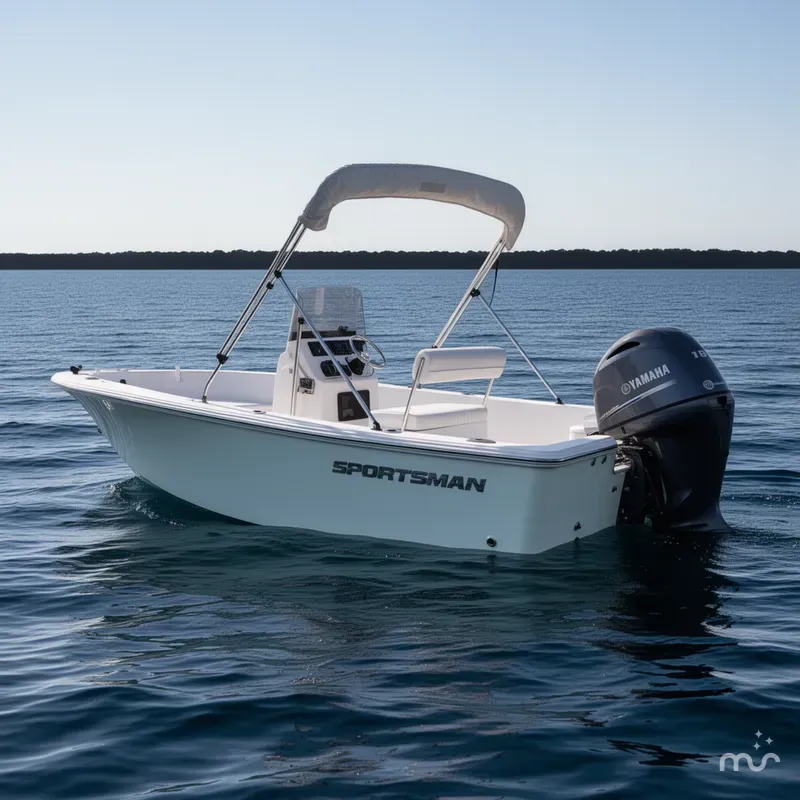 Slide: The Image of Sportsman Island Reef 19 Center Console 2016 - 1