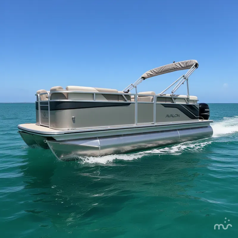 Slide: The Image of Avalon Venture 19 Quad Lounger 2025 - 0