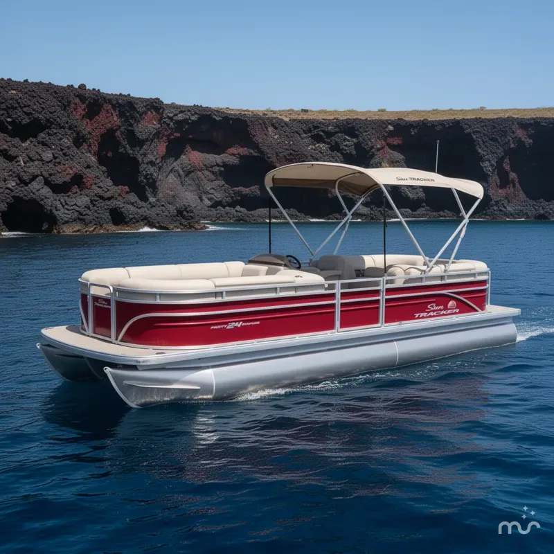 The Image of Sun Tracker Party Barge 24 DLX 2025 - 0