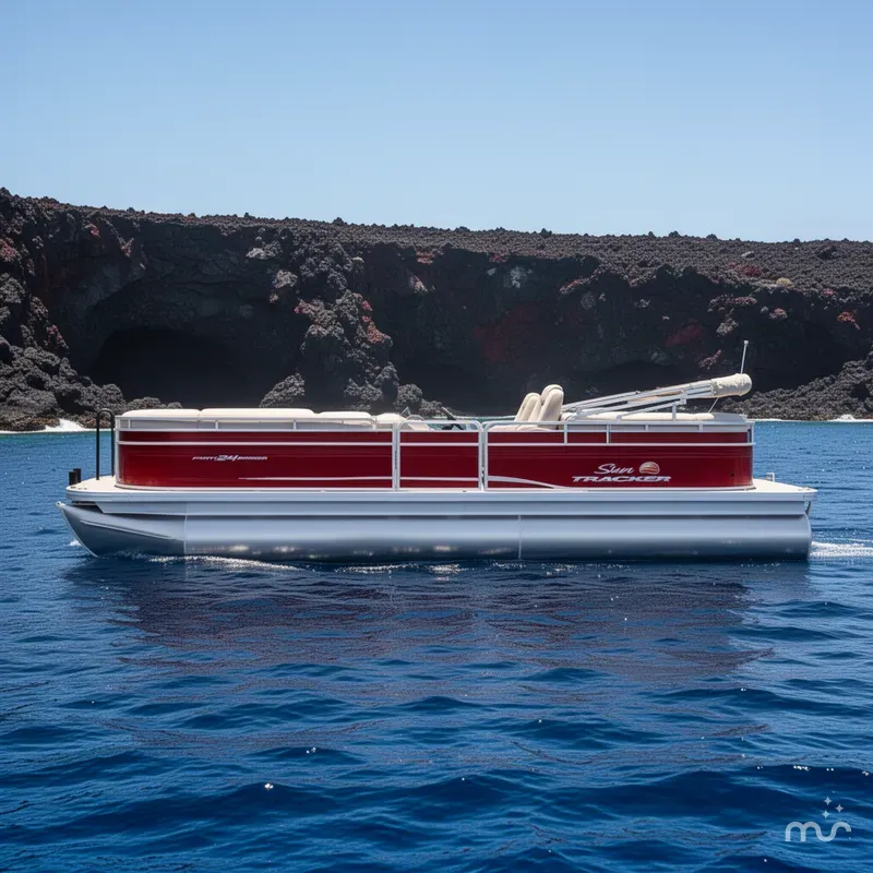 Slide: The Image of Sun Tracker Party Barge 24 DLX 2025 - 2