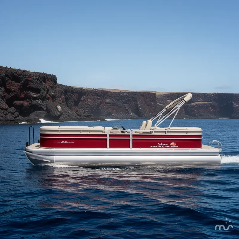 Slide: The Image of Sun Tracker Party Barge 24 DLX 2025 - 4
