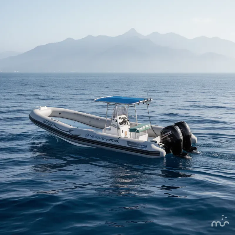 Slide: The Image of Sea Blade Navatek Sled (RIB) 2007 - 1