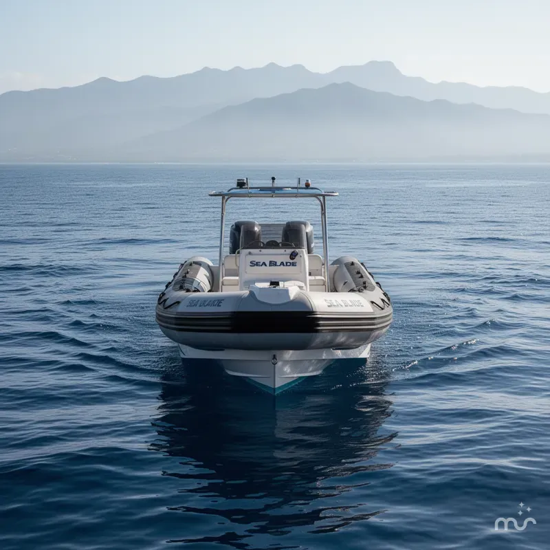Slide: The Image of Sea Blade Navatek Sled (RIB) 2007 - 2