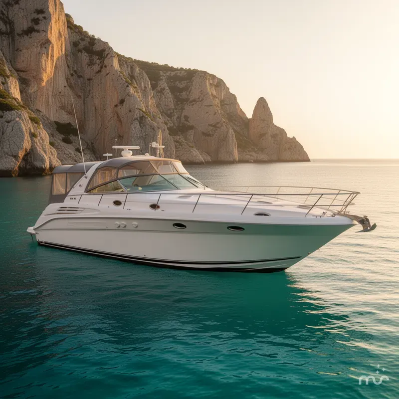 Slide: The Image of Sea Ray 450 Sundancer 1998 - 2