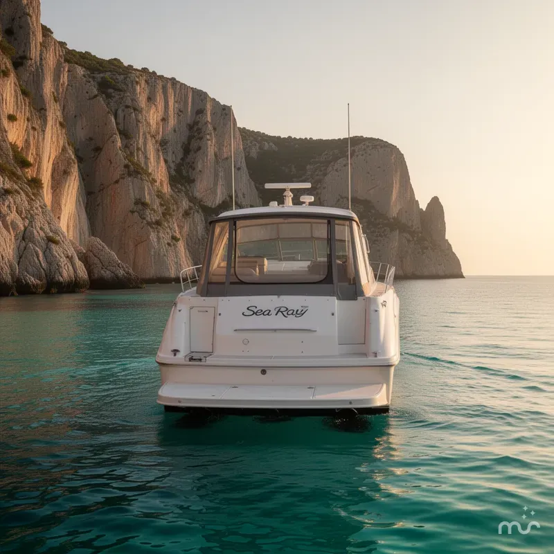 Slide: The Image of Sea Ray 450 Sundancer 1998 - 3