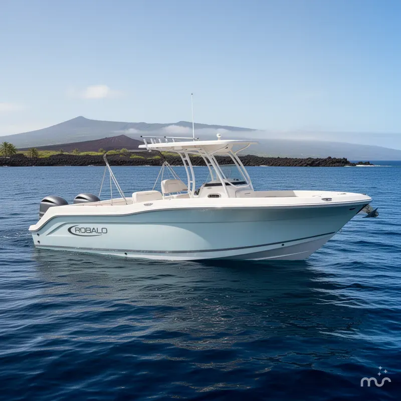 Slide: The Image of Robalo R207 Dual Console 2025 - 2