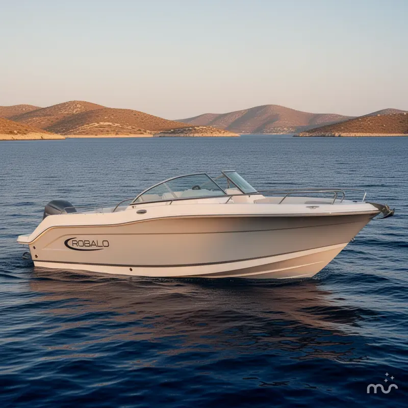 Slide: The Image of Robalo R207 Dual Console 2025 - 2