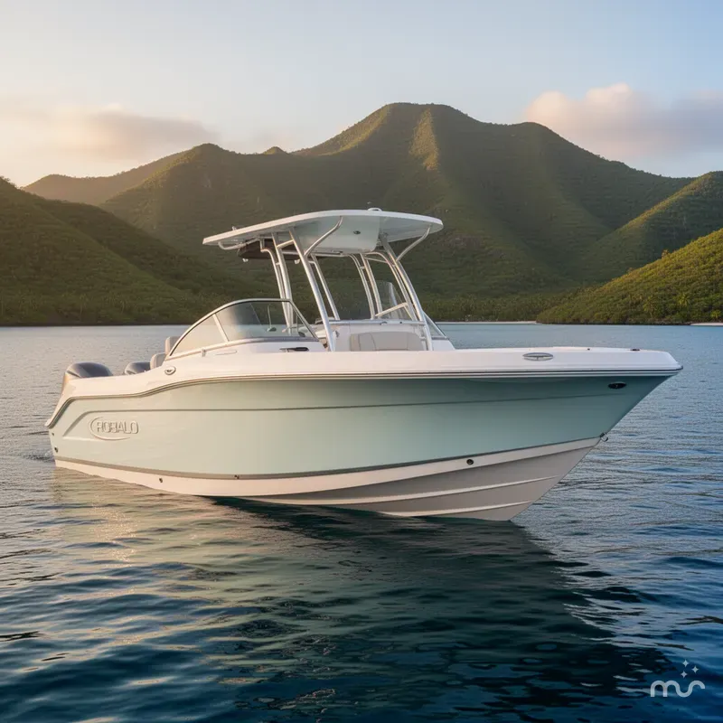 Slide: The Image of Robalo R207 Dual Console 2025 - 2