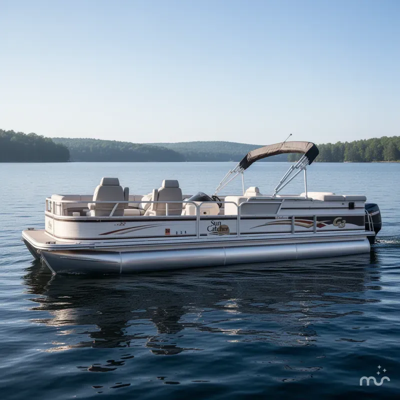 Slide: The Image of SunCatcher LX22 Deluxe Pontoon 2009 - 0