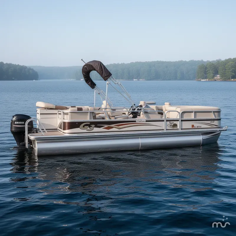 Slide: The Image of SunCatcher LX22 Deluxe Pontoon 2009 - 1