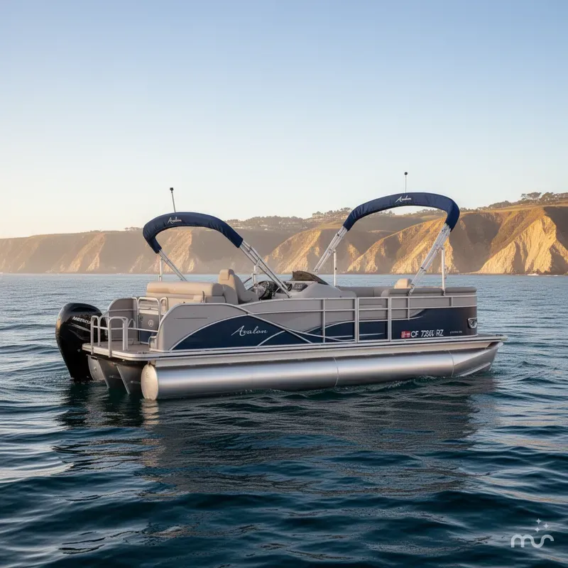 Slide: The Image of Avalon Catalina Platinum Quad Lounge 25' w/ 250HP Mercury Verado! 2018 - 0
