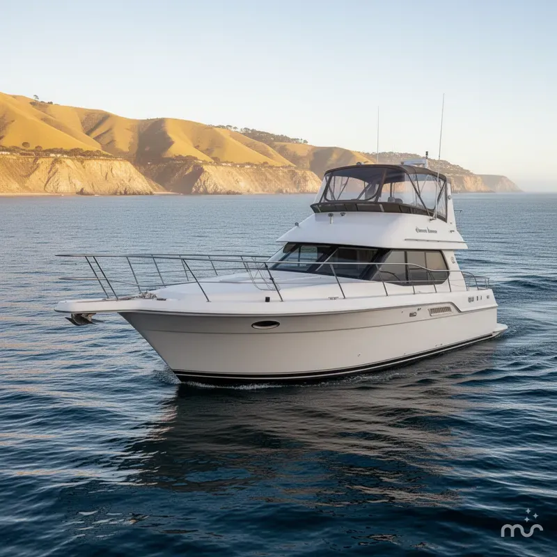 Slide: The Image of Carver 404 Cockpit Motor Yacht 1999 - 1