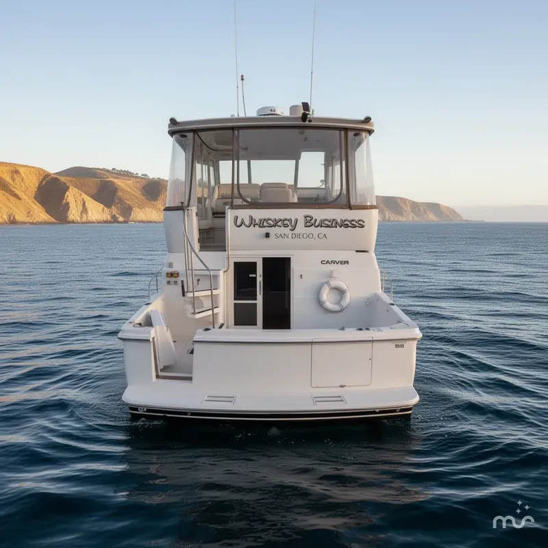 Slide: The Image of Carver 404 Cockpit Motor Yacht 1999 - 2
