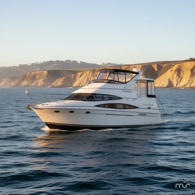 Slide: The Image of Carver 366 Motor Yacht 2004 - 2