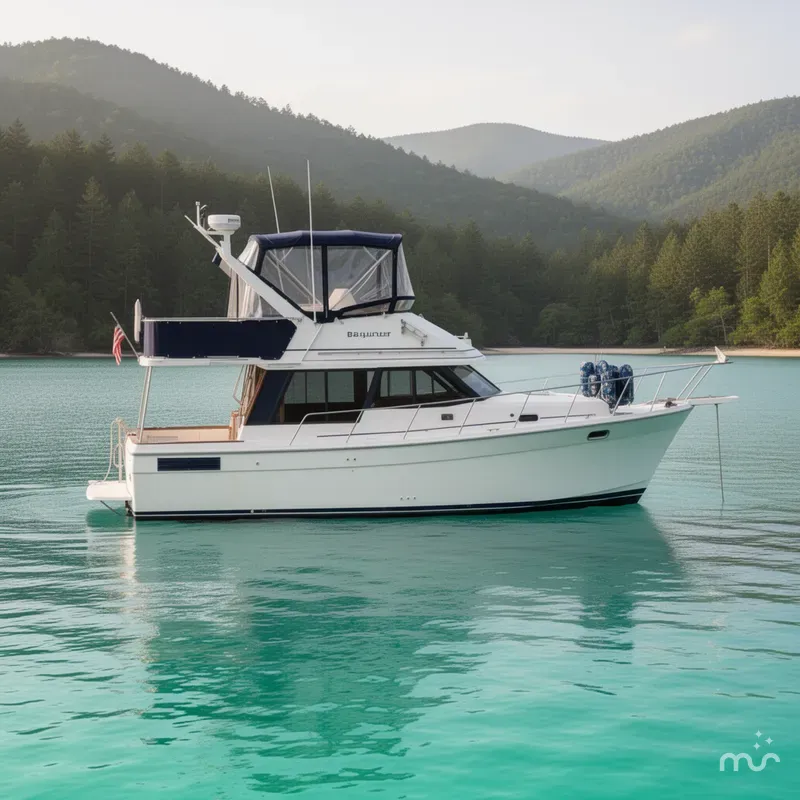 Slide: The Image of Bayliner 3288 Motoryacht 1992 - 2